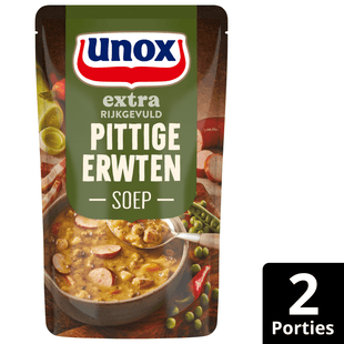 Unox Soep in zak Pittige Erwtensoep