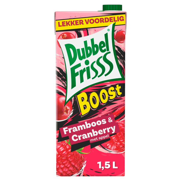 Dubbelfrisss Boost Himbeere & Preiselbeere