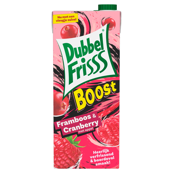 Dubbelfrisss Boost framboos & cranberry  Dutchshopper