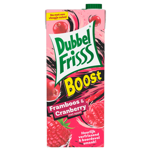 Dubbelfrisss Boost framboos & cranberry  Dutchshopper
