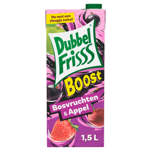 Dubbelfrisss Boost bosvruchten & appel  Dutchshopper