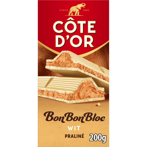 Côte d'Or White Praline Candy Bar