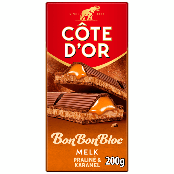 Côte d'Or BonBonBloc Praline Caramel