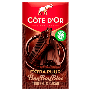 Côte d'Or BonBonBloc Chocoladereep Truffel Cacao