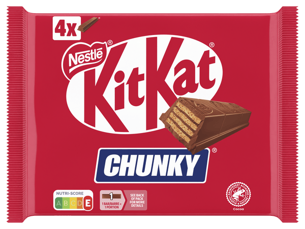KitKat Chunky Milchschokolade 4er-Pack