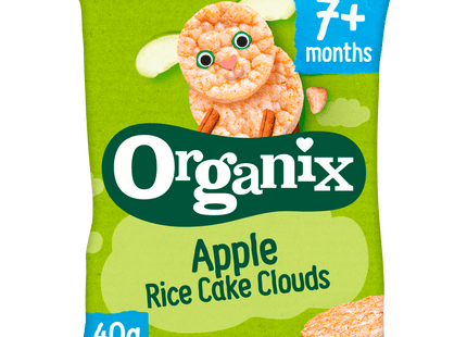 Organix Bio Luchtige Rijstwafeltjes Appel 7+m