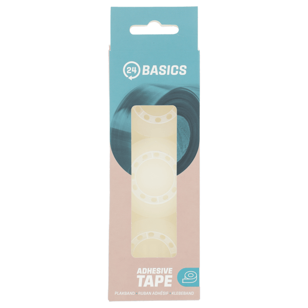 24Basics Klebeband 15mm 33m 3er-Pack