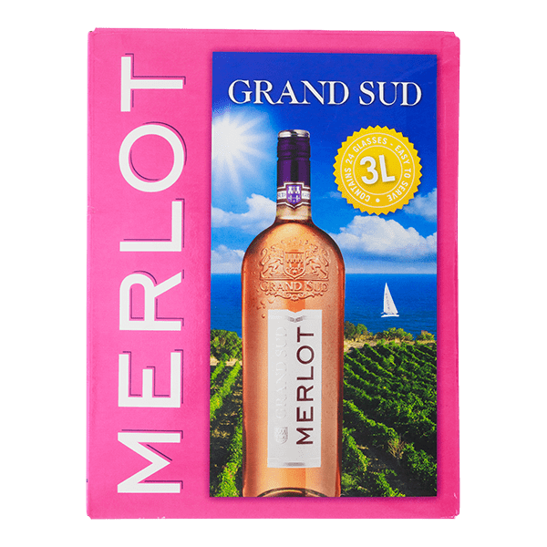 Grand Sud Rosé Weinbox mit Zapfhahn