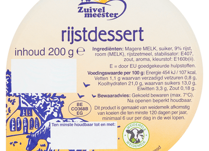 Zuivelmeester Rijstdessert