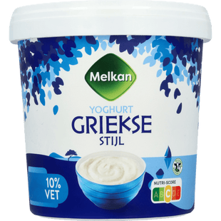 Melkan Yoghurt Griekse Stijl 10% 1000GR