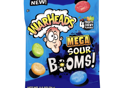 Warheads Mega Sour Booms Fruit