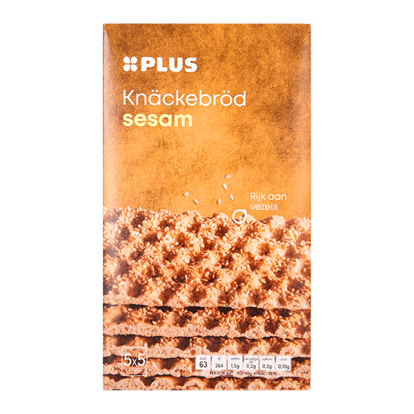 Sesame crispbread