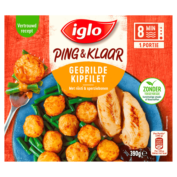 Iglo Ping & Klaar Gegrillte Hähnchenbrustfilets