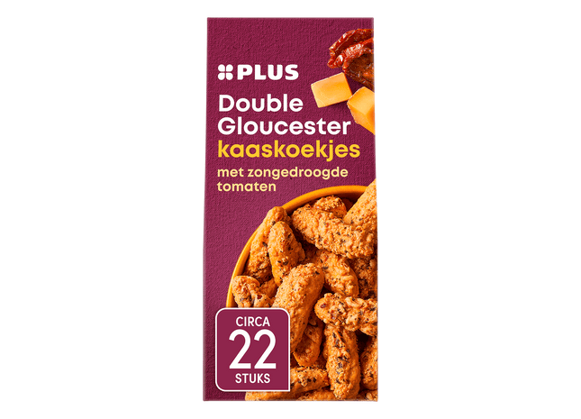 Kaaskoekjes zongedroogde tomaat