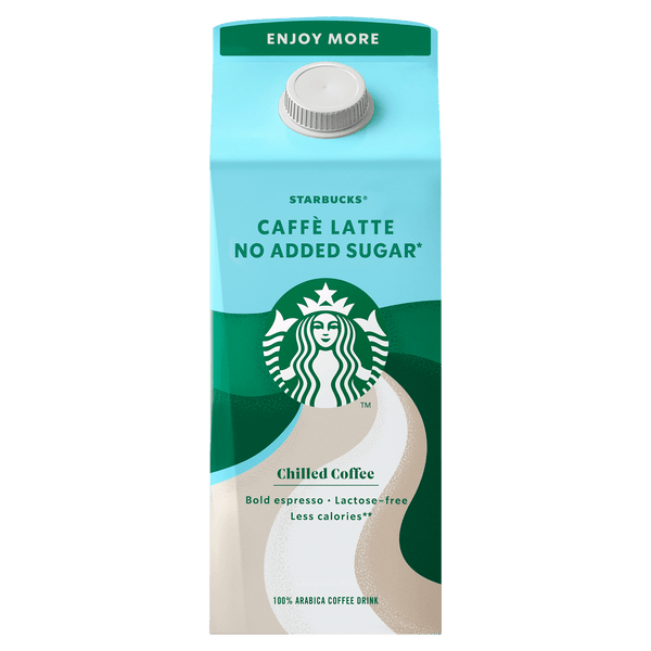 Starbucks Cafe Latte no added sugar
