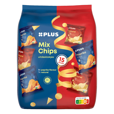 Uitdeelzakjes chips