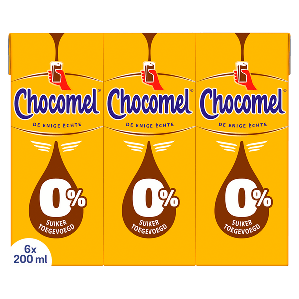 Chocomel 0% Deliciously Creamy & Rich 6x200ML