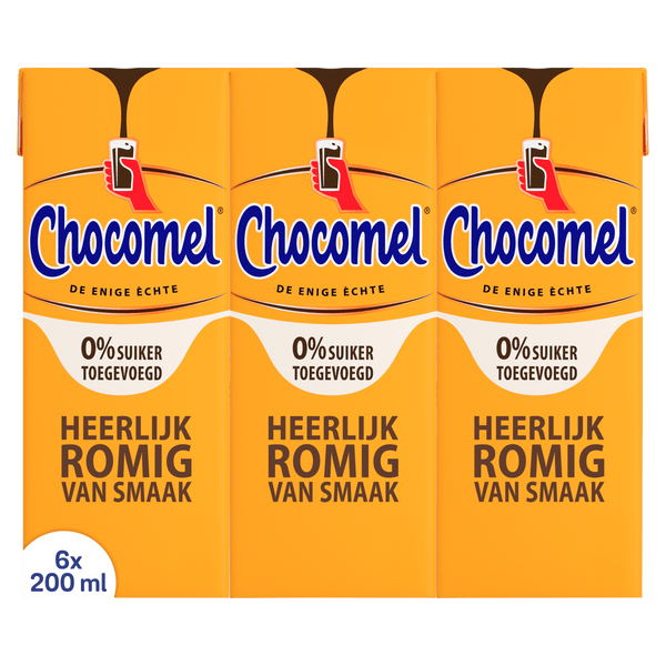Chocomel 0% Deliciously Creamy & Rich 6x200ML