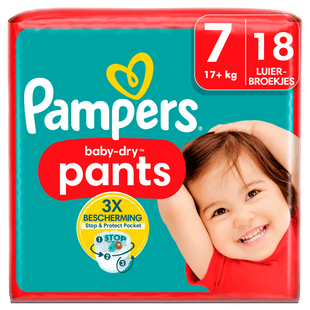 Pampers Baby-Dry-Hose, Größe 7, Schlüsselgröße