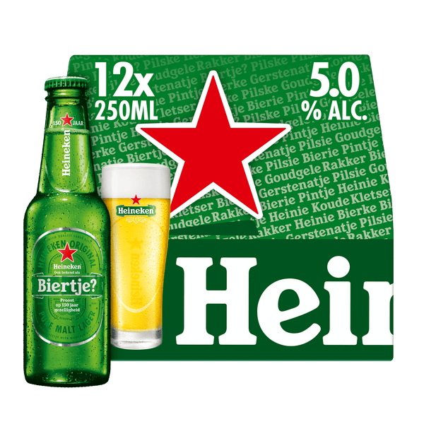 Heineken Premium pilsener bier fles