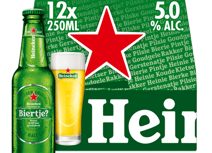 Heineken Premium pilsner beer bottle