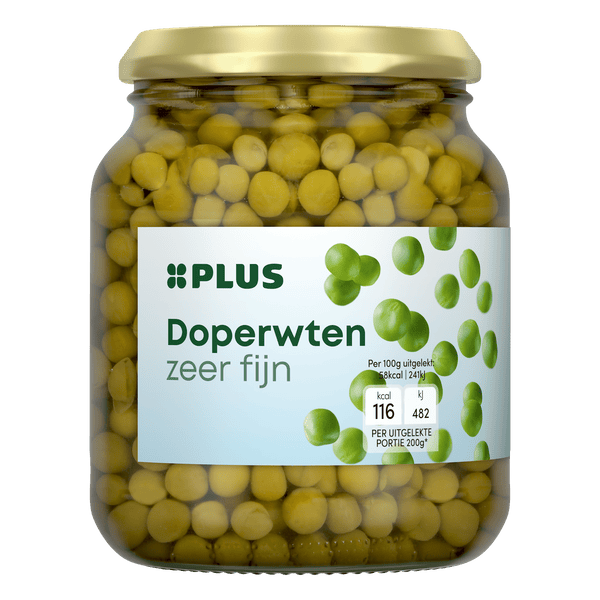 Very fine garden peas