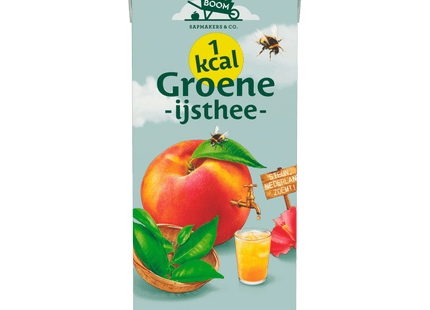 Van de Boom 1Kcal Groene ijsthee perzik hibiscus