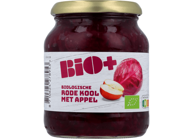 BIO+ Rode kool met appel