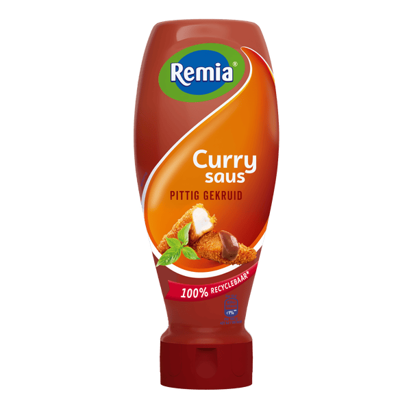 Remia Curry Flasche zum Aufschrauben