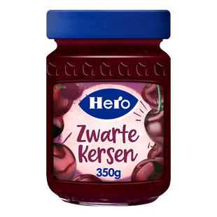 Hero Fruitspread Zwarte Kersen