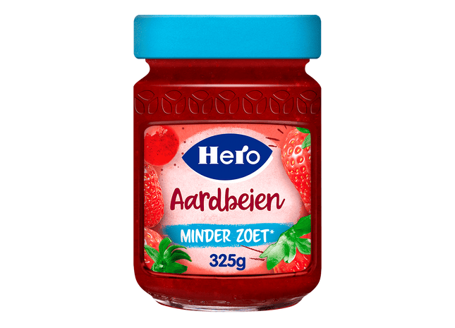 Hero Jam minder zoet aardbeien
