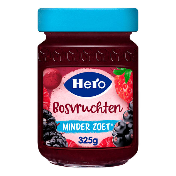 Hero Jam minder zoet bosvruchten