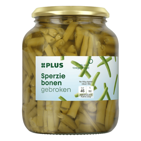 Sperziebonen gebroken