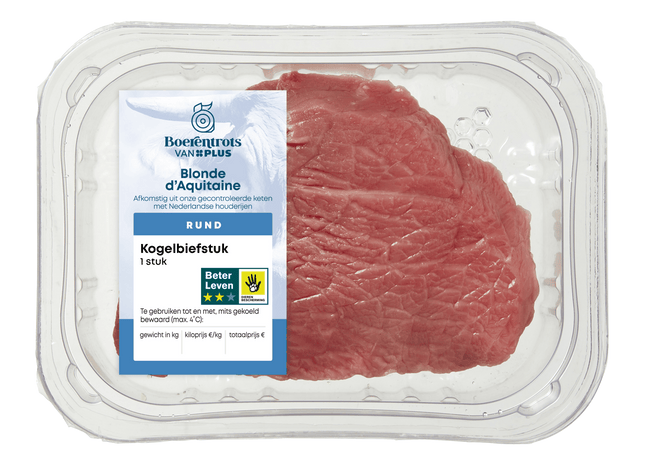Boerentrots Kogelbiefstuk Blonde d'Aquitaine 1 st