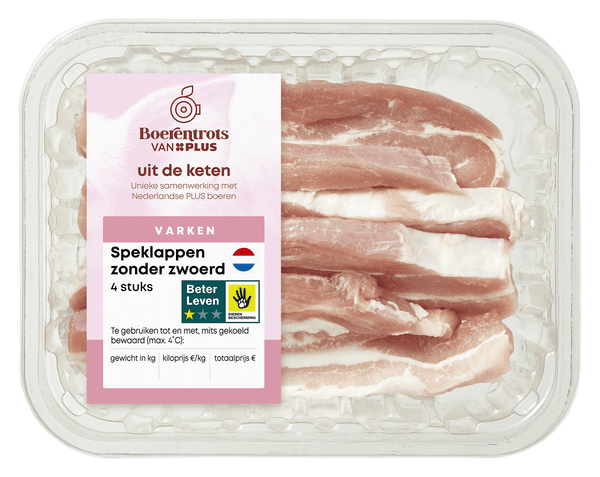 Boerentrots Specklappen ohne Schwarte 4 St.