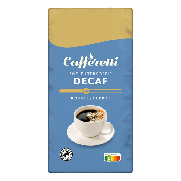Caffèretti Schnellfilterkaffee entkoffeiniert