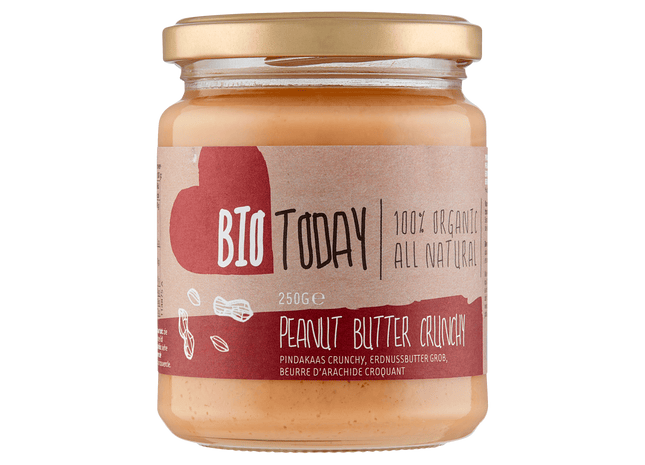 BioToday Pindakaas crunchy biologisch