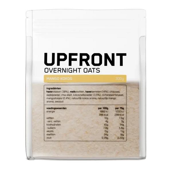 Upfront Overnight oats mango kokos smaak