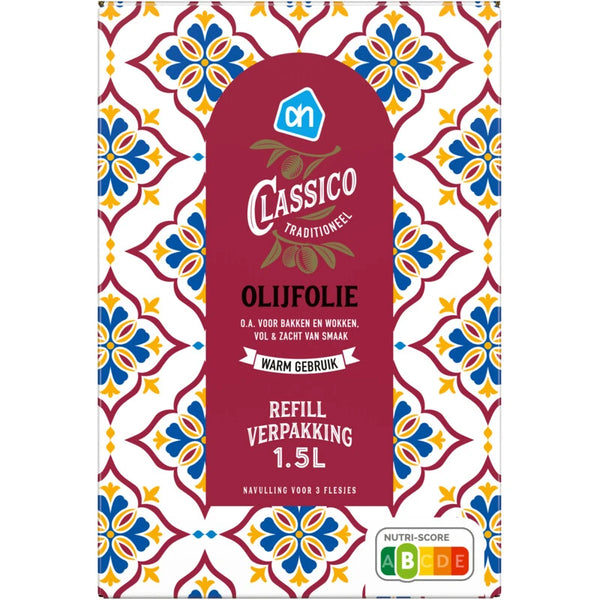 Classico olijfolie navulverpakking