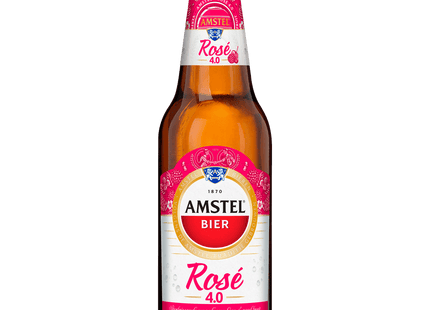 Amstel Rosé bier fles