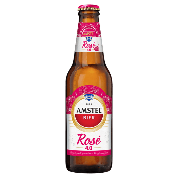 Amstel Rosé bier fles