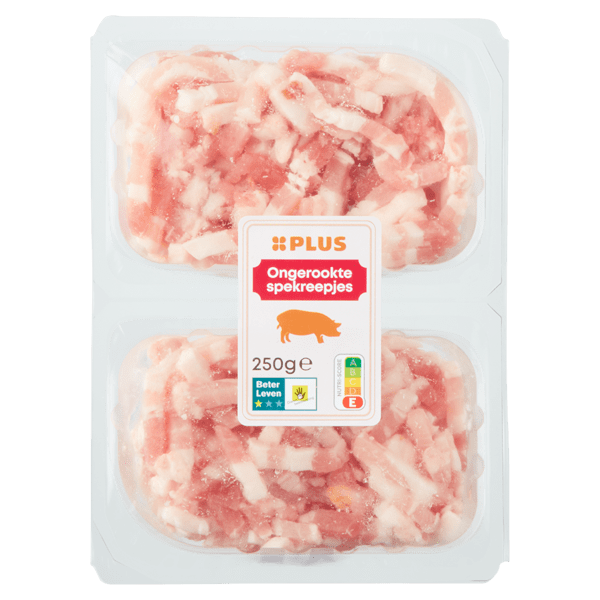 Unsmoked bacon strips