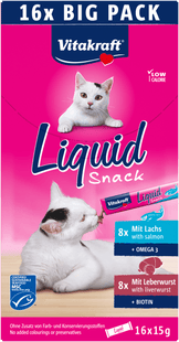 Vitakraft Liquid Snack BigPack Kip en Rund