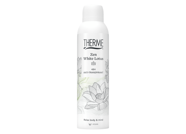 Therme Zen white lotus anti-transpirant spray