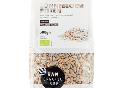 Raw Organic Food Zonnebloempitten biologisch