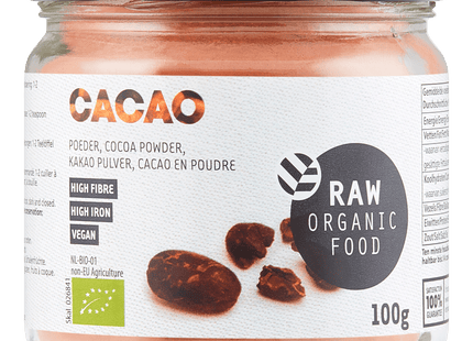 Raw Organic Food Cacaopoeder biologisch