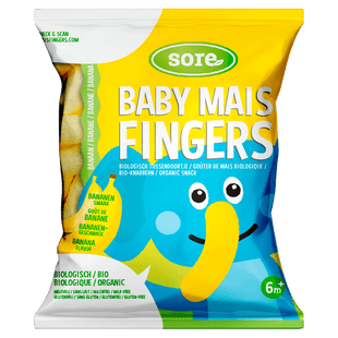 Sore 6+ Baby-Mais-Finger-Banane