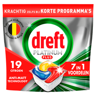 Dreft Platinum  vaatwascaps lemon