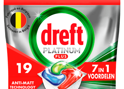 Dreft platinum dishwasher capsules original