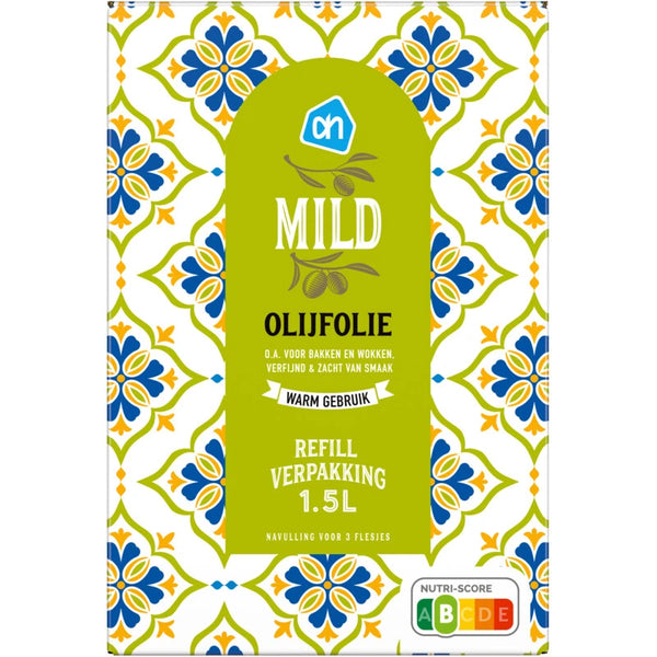 Mild olijfolie navulverpakking